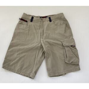Vintage Mecca DNM Cargo Shorts Mens 40 Khaki Grandpa Y2K Streetwear
